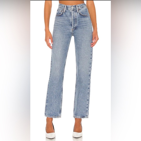 Agolde Denim - Agolde 90s Pinch High Rise Crop Straight Jeans Endless Size 25 A154D-1206